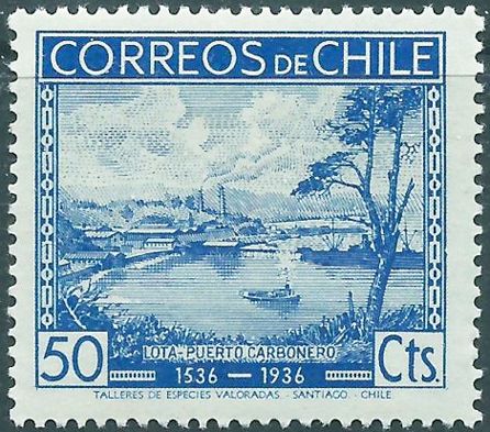 Coal harbor of Lota (at Concepcion)