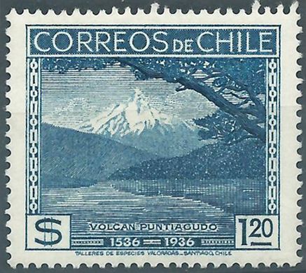Puntiagudo volcano, 2000 m, Southern Chile
