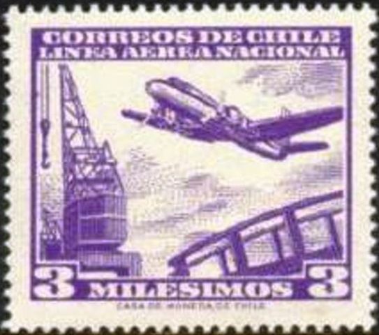 Airplane and crane