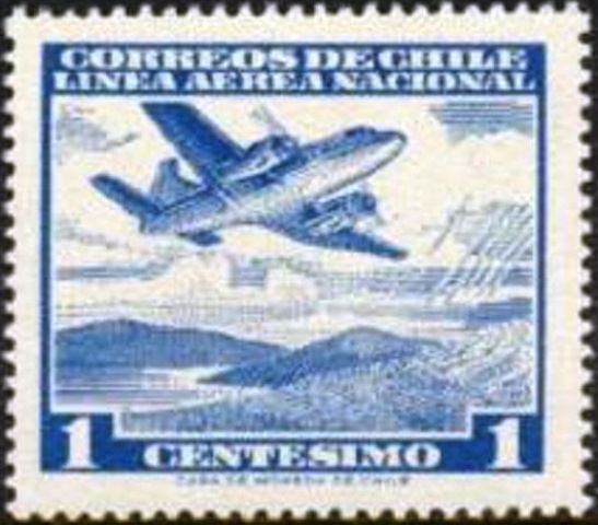 Airplane over Mountain Lake