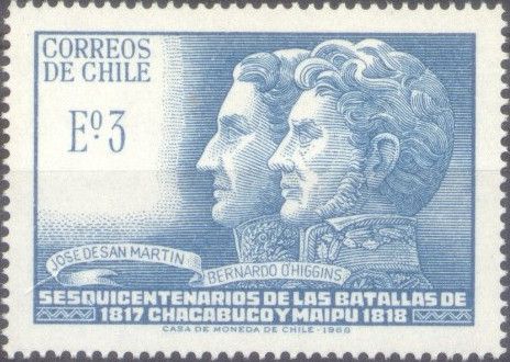 José Francisco de San Martin and Bernardo O'Higgins