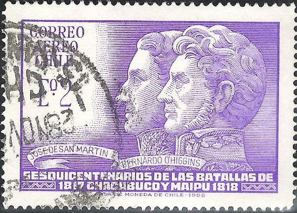 José Francisco de San Martin and Bernardo O'Higgins