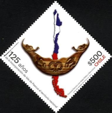 Incorporation of Easter Island into Chile, 125th Anniv.
