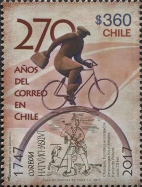 270th Anniversary of Postal Service In Chile