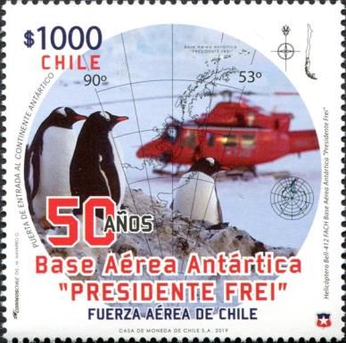 Penguins and Bell-412 FACH Helicopter