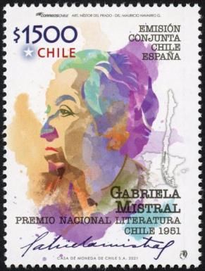 Chile-Spain Joint Issue : Gabriela Mistral