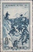 Crossing snow mountain