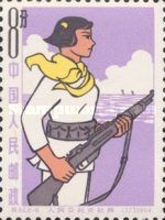 Woman on guard duty