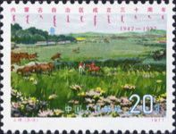 Cattle grazing in improved pasture
