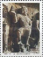 Tang Dynasty, Buddha Step on yaksha (in Fengxian Temple)