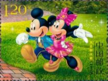 Mickey and Minnie Mouse