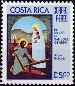 St. Joseph in his Workshop, Virgin and Child, by Jorge Galla