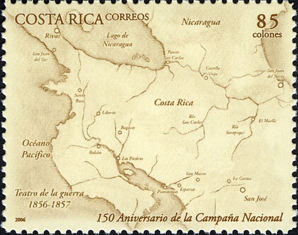 Map of Costa Rica