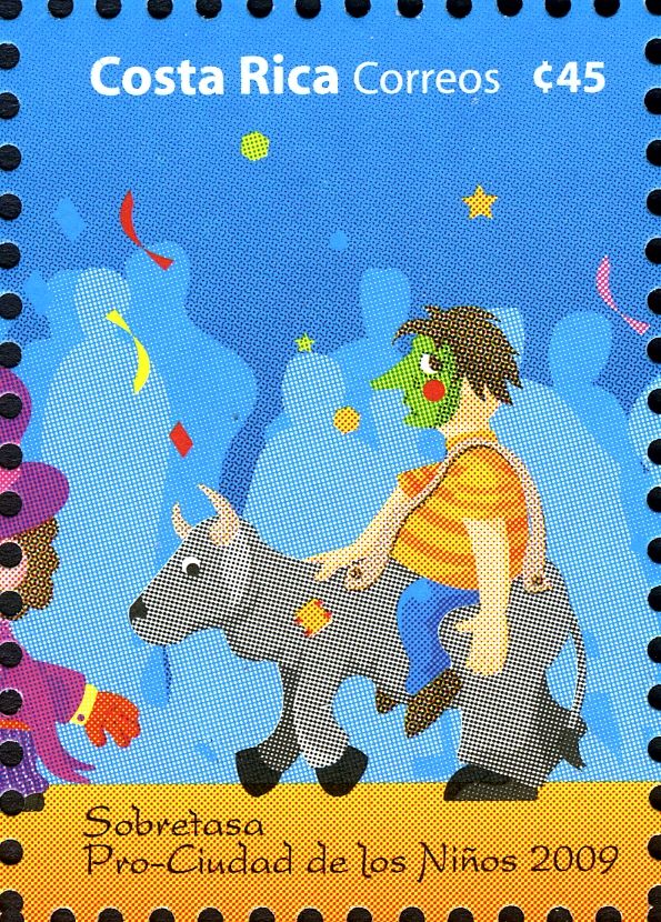 Clown Riding Cow