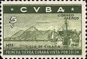 First sight of the country by Columbus