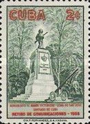Soldier-monument into Santiago of the country
