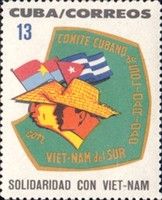 Vietnamese and Cuban Flags and People