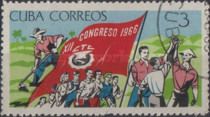 Worker with Flag