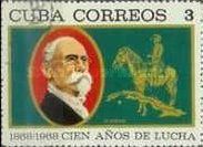 M. Gómez, riders, map of Cuba