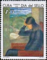 The letter; Painting by J. Ark