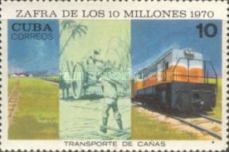 Ox-cart and diesel-electric locomotive