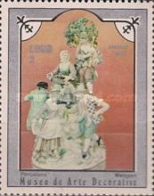 "Shepherdess and Dancers" (Meissen porcelain statue)