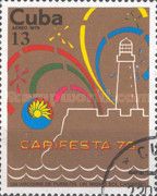 Lighthouse and fireworks