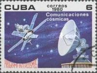 Satellite and dish aerial (Communications)