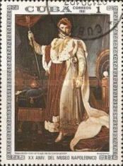 Unknown painter. "Napoleon in coronation dress"