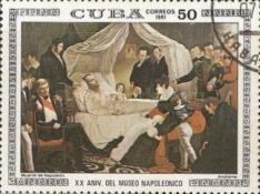 Unknown painter. "Death of Napoleon"