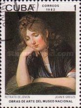 Jean-Baptiste Greuze. "Portrait of Young Woman"