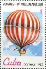 Free balloon flight of Charles and Robert, 1783