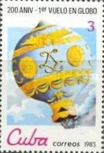 1st free manned balloon flight of Montgolfier, 1783