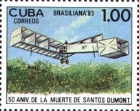 BRASILIANA'83. Airplane 14-bis of A.Santos-Dumont, 1906