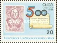 Spain 1930 10p. stamp of Columbus & Pinzon brothers & emblem