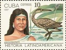 Anacaona Indian of Haiti, Limpkin (Aramus guarauna)