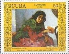 La Echadora de Cartas by Leopoldo Romanach