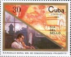Mail coach, telegraph operator