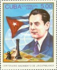 Chessmen, Flag, José Raúl Capablanca (1888-1942)