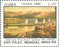 International Exhibition of postage stamps in India in 1989