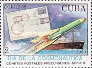 1933 German cover, rocket and liner