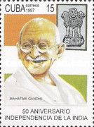 Indian Independence, 50th Anniversary - M. Gandhi