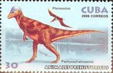 Pachycephalosaurus, Pteranodon