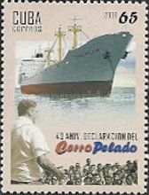 Ship, man and crowd