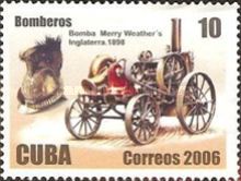 1898 Merryweather fire truck, England