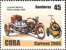 1925 Leyland Motors pumper motorcycle, United Kingdom
