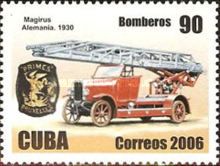 1930 Magirus ladder truck, Germany
