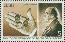 Hand with three shells