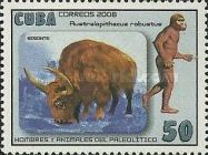 Giant Bison (Bos latifrons), Australopithecus robustus
