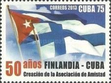 Finnish and Cuban Flags